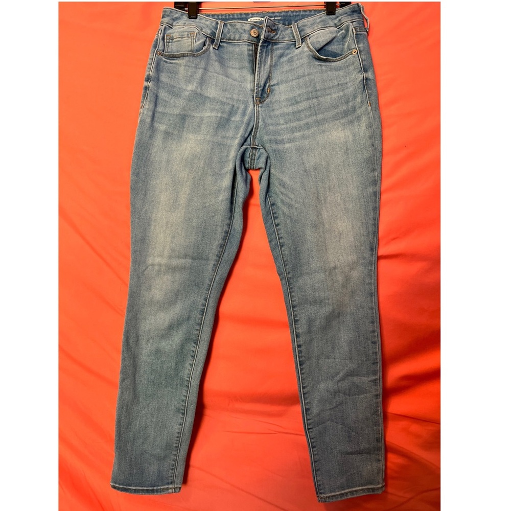 Wmns Old Navy Pop Icon Skinny Light Wash Jean Size 12